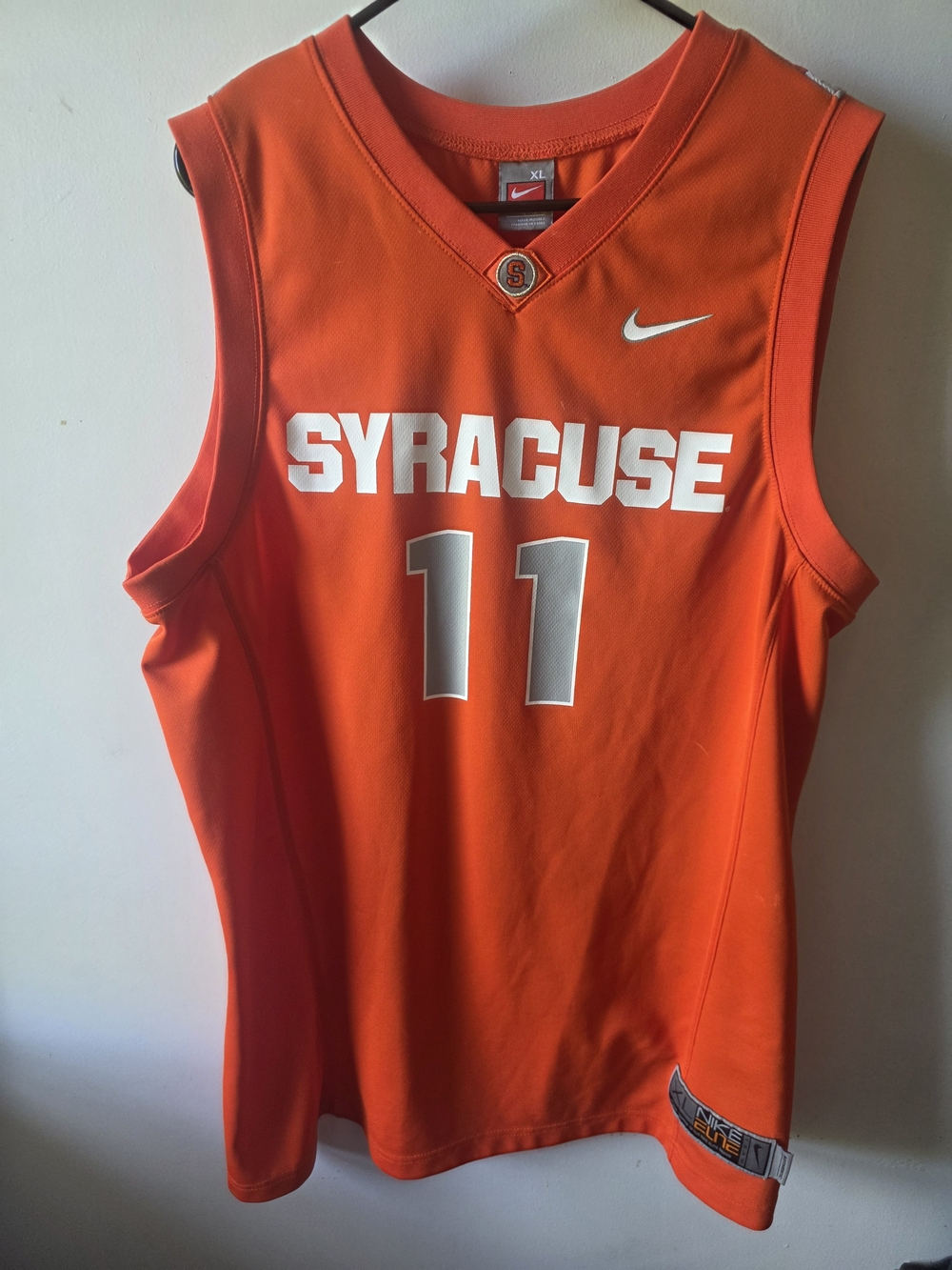 Vintage Nike Team Syracuse Orange #11 Basketball Jersey Men's XL NCAA Authentic